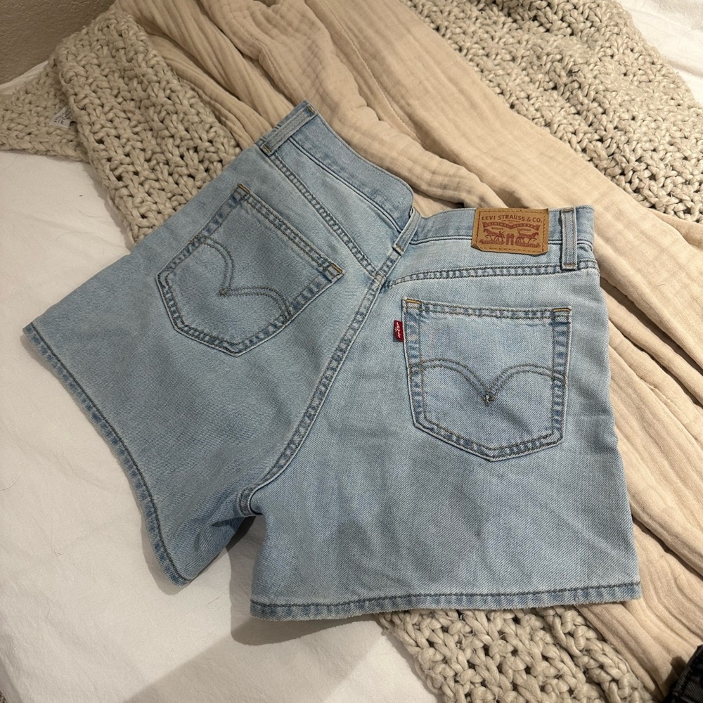 Levi's Women's Light Blue Denim Shorts